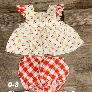 ❤️❤️ perfect summer RicRac & Ruffles 2 piece set